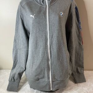 Puma Kids Gray Zip-Up Jacket